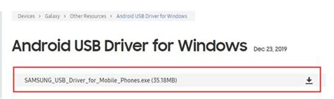Download Samsung Android USB